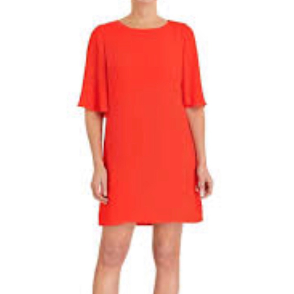 Alex Marie Red Shift Dress Womens Size 10